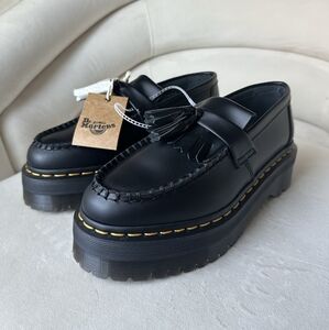 Dr. Martens Black Platform Loafers